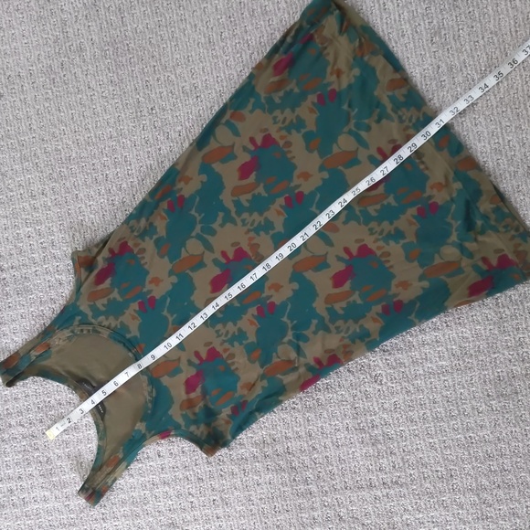 NWOT! Y2K Marc by Marc Jacobs Cotton Abstract Camo Pattern Tank Dress, Size XS - Picture 6 of 8